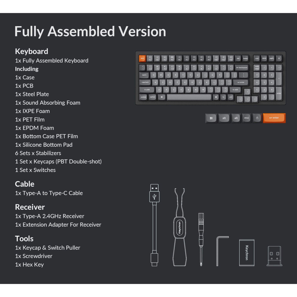 Keychron K4 Max ANSI – Clavier sans fil QMK compact avec pavé numérique