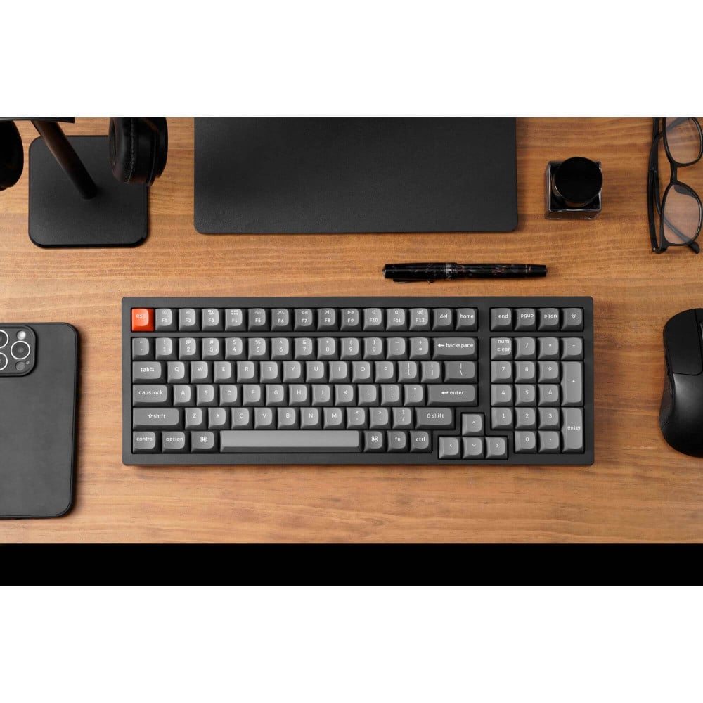 Keychron K4 Max ANSI – Clavier sans fil QMK compact avec pavé numérique