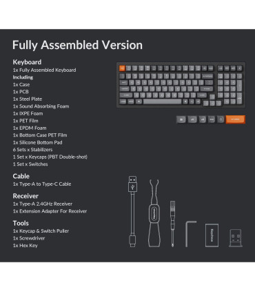 Keychron K4 Max ANSI – Kompakte QMK Wireless Tastatur mit Nummernblock
