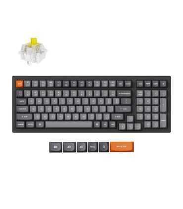 Keychron K4 Max ANSI – Clavier sans fil QMK compact avec pavé numérique