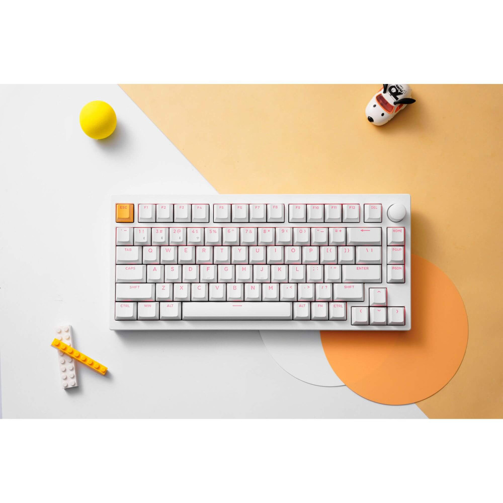Keychron Lemokey P1 HE – Clavier de jeu à 81 touches avec commutateurs à effet Hall