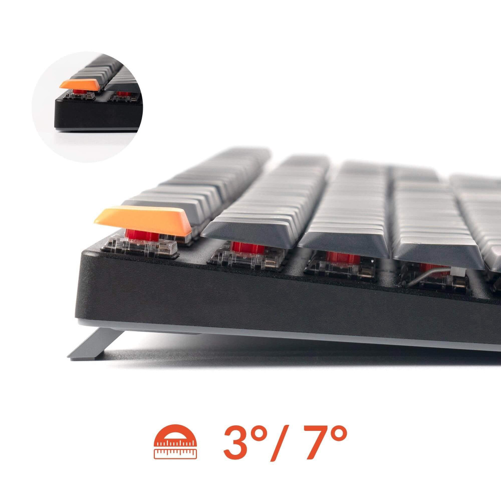 Keychron K5 QMK V2 ISO-CH – Flache mechanische Tastatur mit VIA/QMK