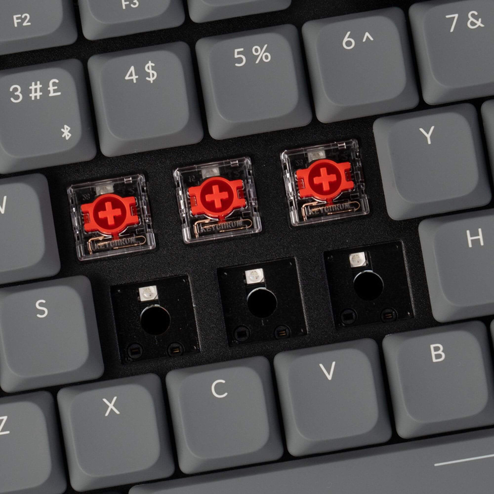 Keychron K5 QMK V2 ISO-CH – Clavier mécanique plat avec VIA/QMK