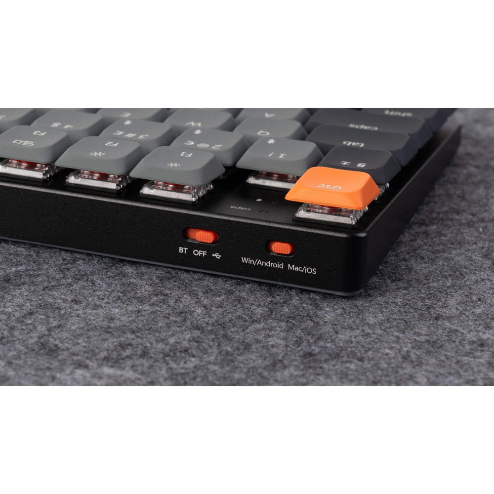 Keychron K5 QMK V2 ISO-CH – Flat Mechanical Keyboard with VIA/QMK