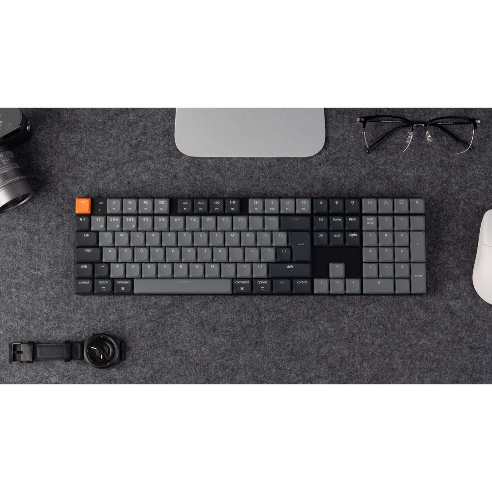 Keychron K5 QMK V2 ISO-CH – Clavier mécanique plat avec VIA/QMK