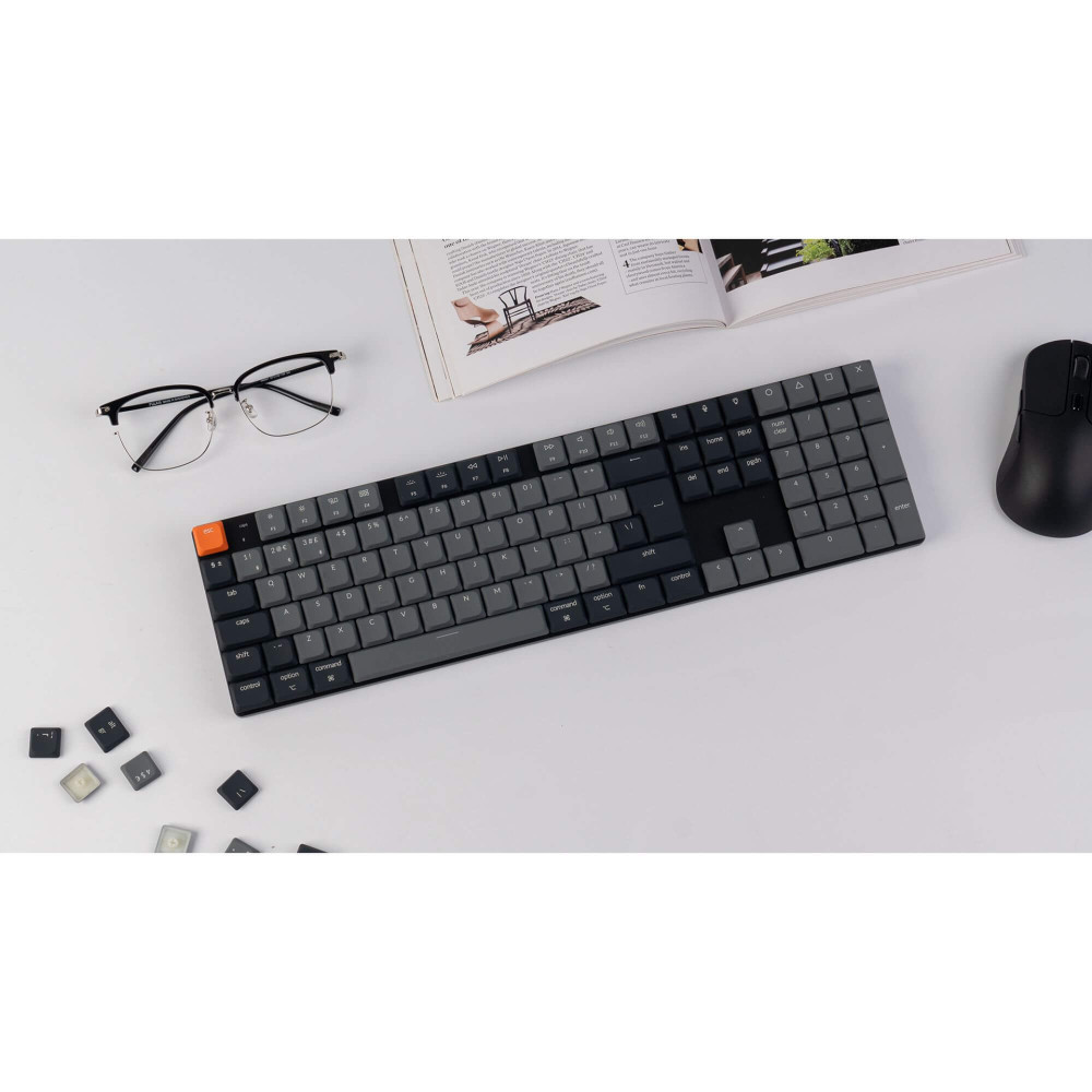 Keychron K5 QMK V2 ISO-CH – Flache mechanische Tastatur mit VIA/QMK