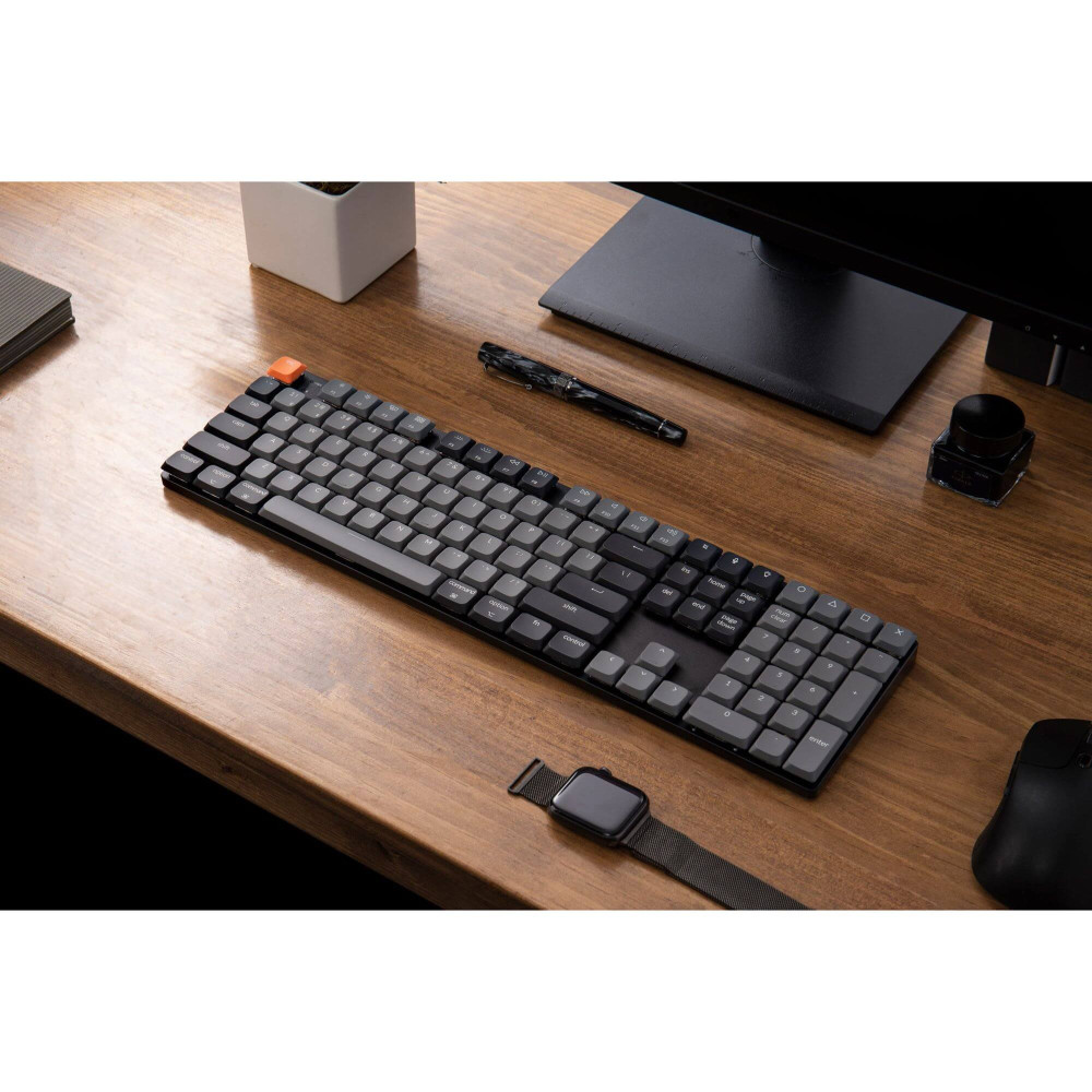 Keychron K5 QMK V2 ISO-CH – Flache mechanische Tastatur mit VIA/QMK