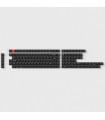 Keychron Dye-Sub PBT Blanc sur Noir Capuchons de touches complets (ISO-CH)
