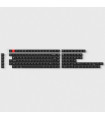 Keychron Dye-Sub PBT White on Black Full Set Keycaps (ISO-CH)