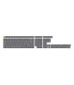 Keychron Dye-Sub PBT Gris Foncé Touches Full Set (ISO-CH)