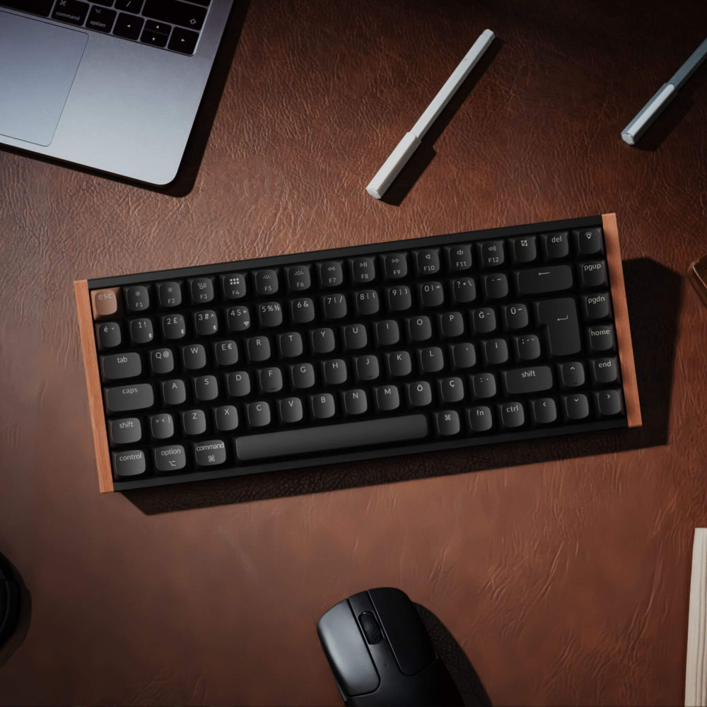 Keychron K2 HE ISO-CH – Clavier RVB sans fil 75 % avec commutateurs magnétiques