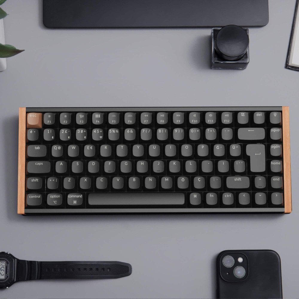 Keychron K2 HE ISO-CH – 75% Wireless RGB Tastatur mit Magnet-Switches