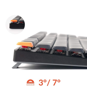 Keychron K5 QMK V2 ISO-CH – Flache mechanische Tastatur mit VIA/QMK
