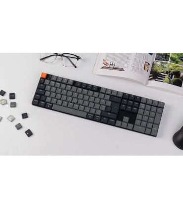 Keychron K5 QMK V2 ISO-CH – Flat Mechanical Keyboard with VIA/QMK
