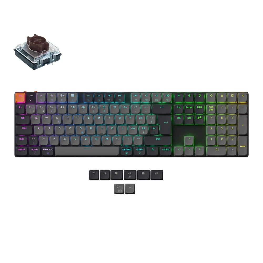 Keychron K5 QMK (Version 2) Brown Switch RGB (ISO-CH)