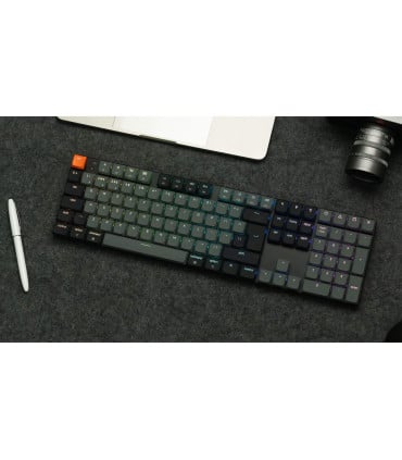 Keychron K5 QMK V2 ISO-CH – Flat Mechanical Keyboard with VIA/QMK