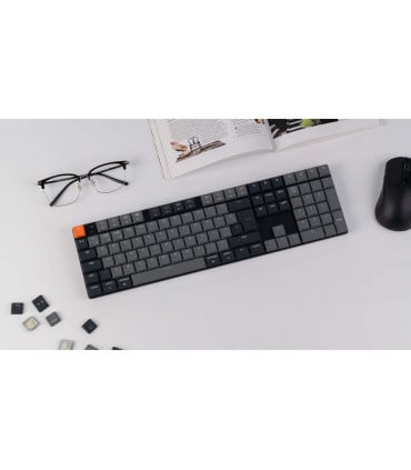 Keychron K5 QMK V2 ISO-CH – Flat Mechanical Keyboard with VIA/QMK