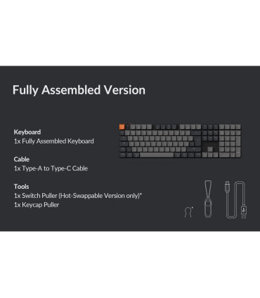 Keychron K5 QMK V2 ISO-CH – Flache mechanische Tastatur mit VIA/QMK