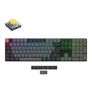 Keychron K5 QMK V2 ISO-CH – Flache mechanische Tastatur mit VIA/QMK