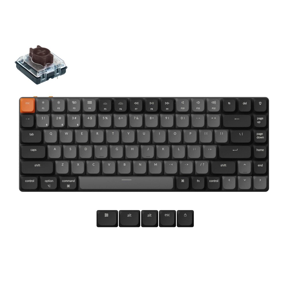 Keychron K3 QMK (Version 3) – Clavier mécanique ultra-mince avec QMK et RGB