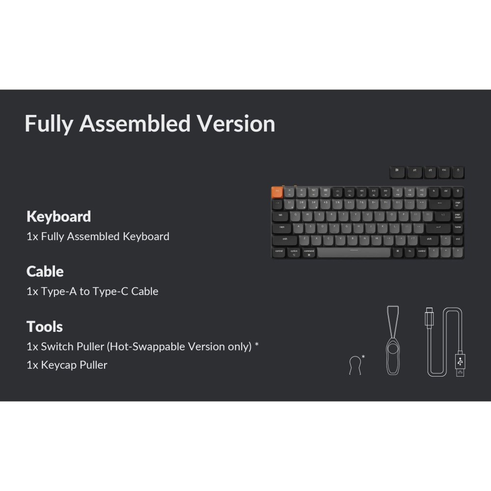 Keychron K3 QMK (Version 3) – Ultradünne mechanische Tastatur mit QMK & RGB