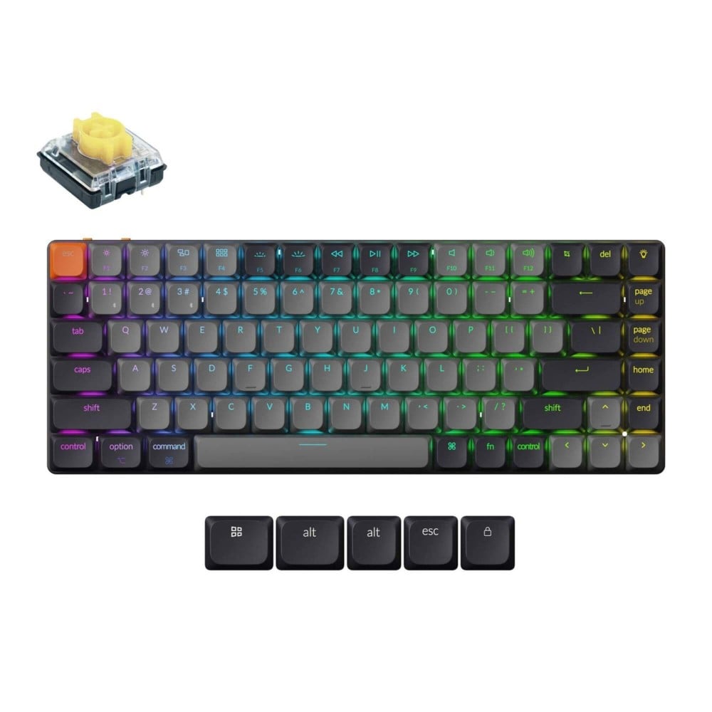 Keychron K3 QMK (Version 3) – Clavier mécanique ultra-mince avec QMK et RGB