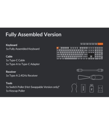Keychron K5 Max ANSI – Clavier sans fil à profil bas avec QMK/VIA