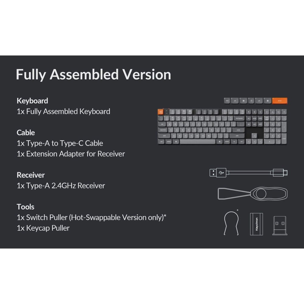 Keychron K5 Max ANSI – Clavier sans fil à profil bas avec QMK/VIA