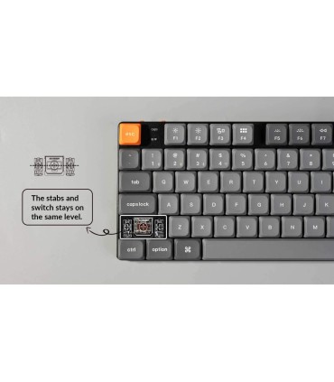 Keychron K5 Max ANSI – Clavier sans fil à profil bas avec QMK/VIA