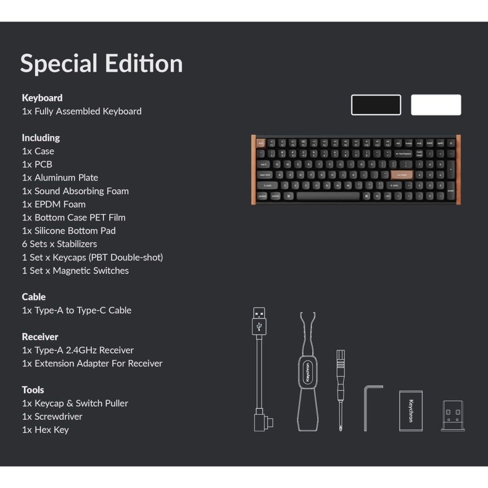 Keychron K4 HE – Kompakte Wireless Tastatur mit Magnet-Schaltern