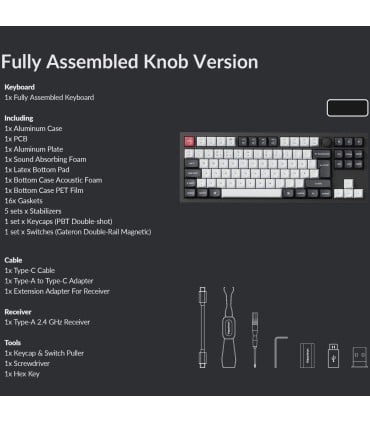 Keychron Q3 HE ISO-CH – Wireless TKL with Rapid Trigger & Launcher