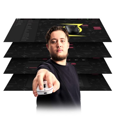 ZywOo La souris choisie par Pulsar – 8000 Hz Wireless FPS Maus Taille moyenne