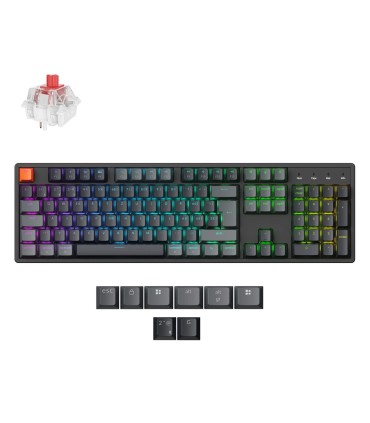 Keychron K10 QMK Version 2 ISO-CH – Wireless 100% Keyboard