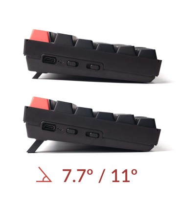 Keychron K10 QMK Version 2 ISO‑CH – Wireless 100 % Keyboard