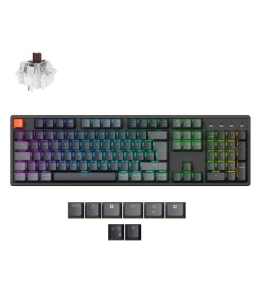 Keychron K10 QMK Version 2 ISO‑CH – Wireless 100 % Keyboard