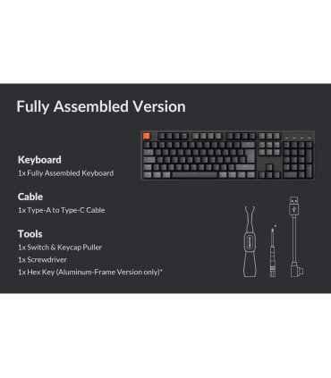 Keychron K10 QMK Version 2 ISO-CH – Clavier 100 % sans fil