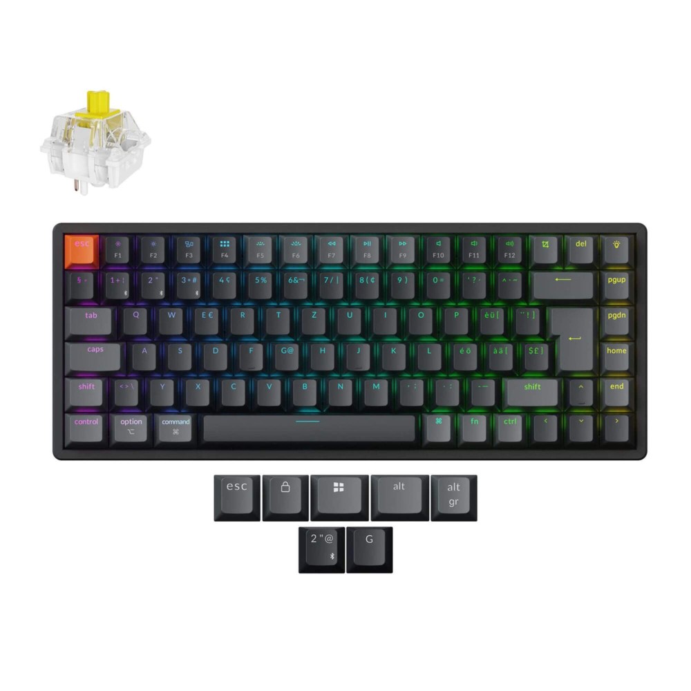 Keychron K2 V3 with Alu-Frame, Wireless, VIA & QMK and ISO-CH layout