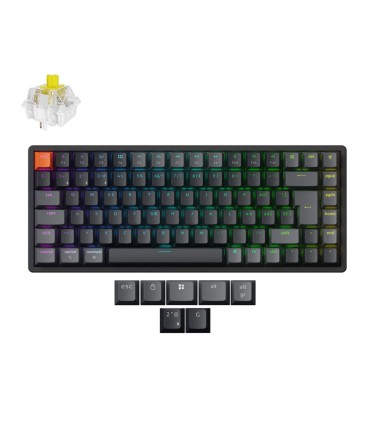 Keychron K2 V3 mit Alu‑Frame, Wireless, VIA & QMK und ISO-CH Layout