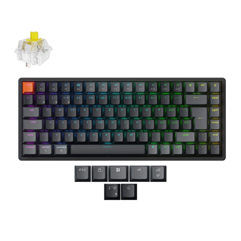 Keychron K2 QMK (Version 3) Interrupteur Banane RGB (ISO-CH)