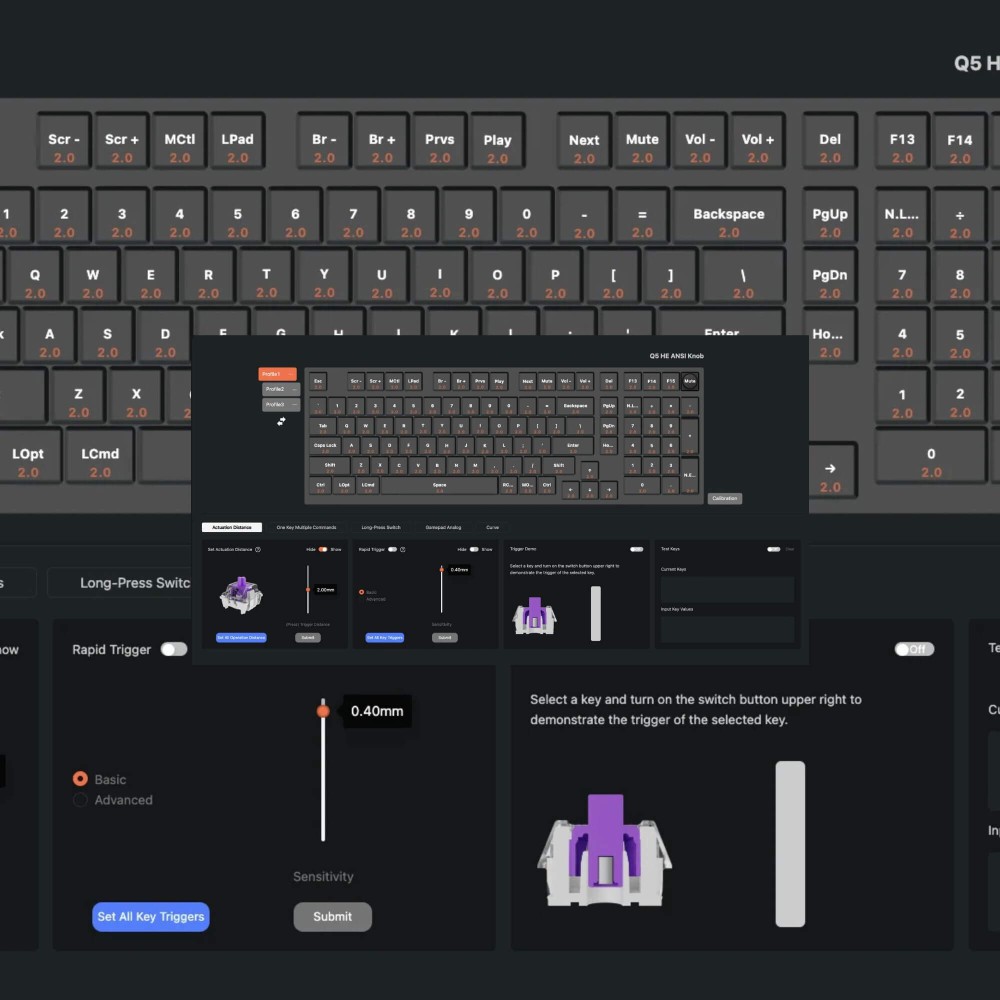 Keychron Q6 HE – Magnetische 100%-Tastatur mit Rapid Trigger & Wireless