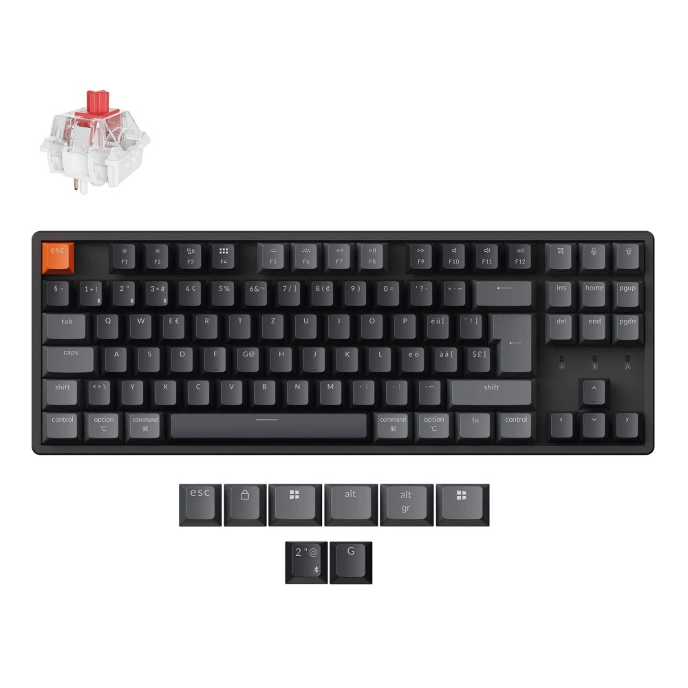 Keychron K8 QMK (Version 2) Red Switch RGB (ISO-CH)