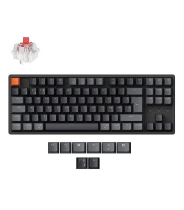Keychron K8 V2  ISO-CH – Kabellose & Hot-Swap Tastatur mit RGB & QMK