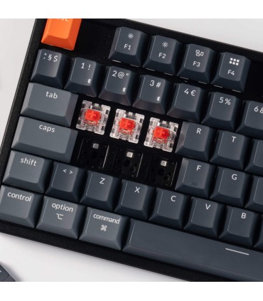 Keychron K8 V2  ISO-CH – Kabellose & Hot-Swap Tastatur mit RGB & QMK