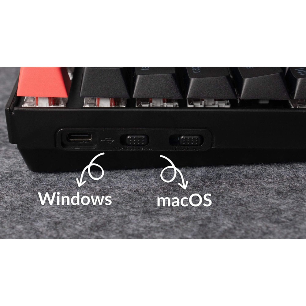 Keychron K8 V2 ISO-CH – Wireless & Hot-Swap Keyboard with RGB & QMK