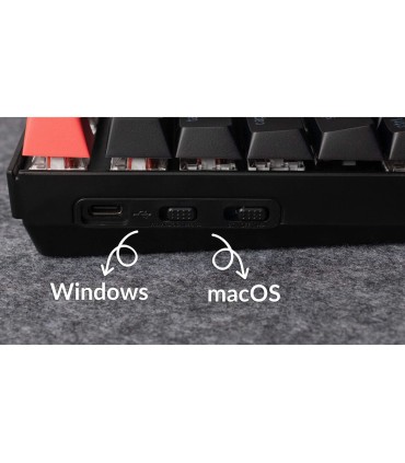 Keychron K8 V2  ISO-CH – Kabellose & Hot-Swap Tastatur mit RGB & QMK