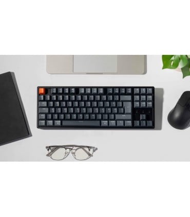 Keychron K8 V2  ISO-CH – Kabellose & Hot-Swap Tastatur mit RGB & QMK