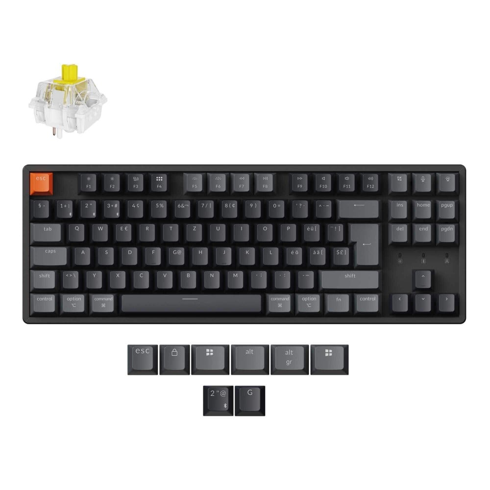 Keychron K8 QMK (Version 2) Banana Switch RGB (ISO-CH)