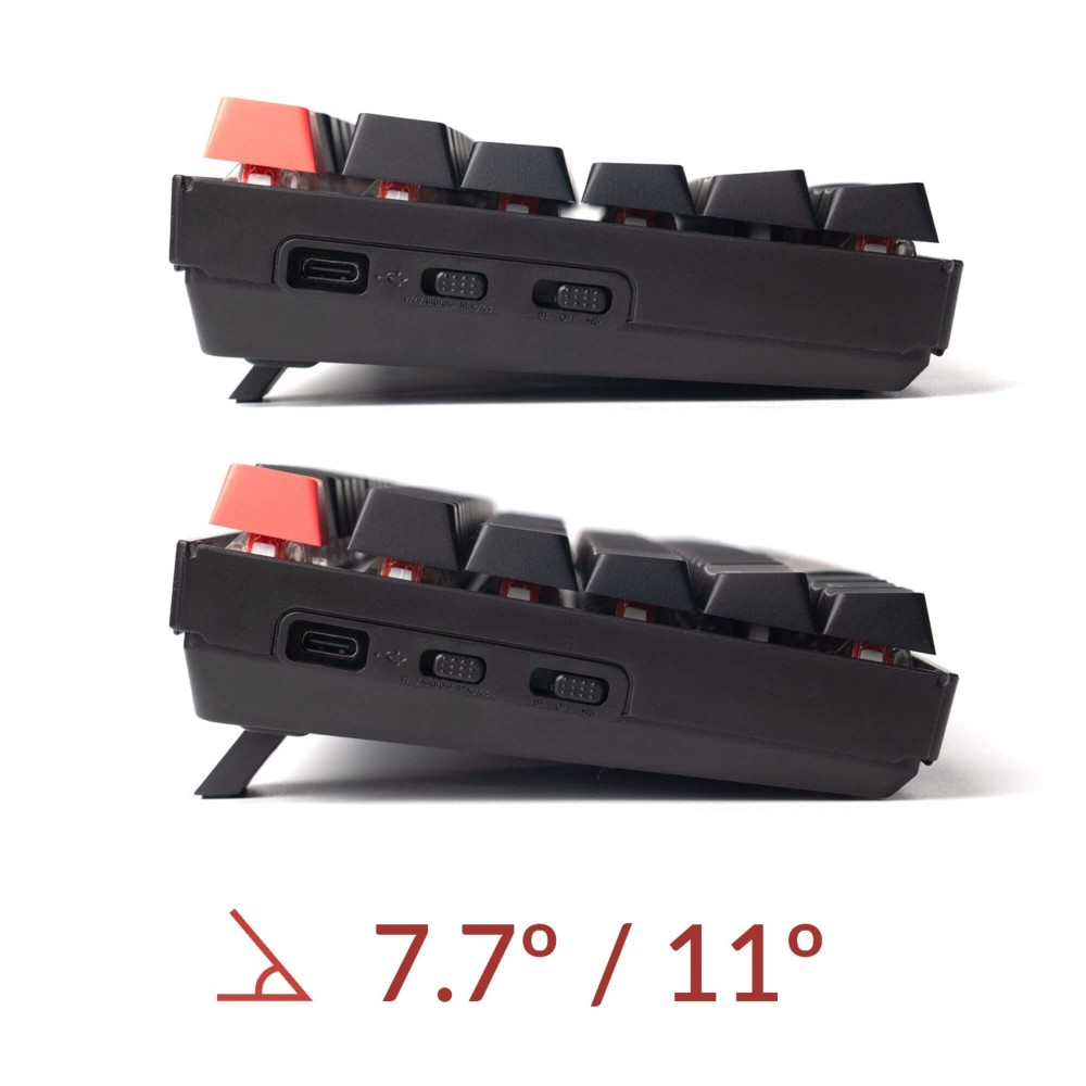 Keychron K8 V2  ISO-CH – Kabellose & Hot-Swap Tastatur mit RGB & QMK