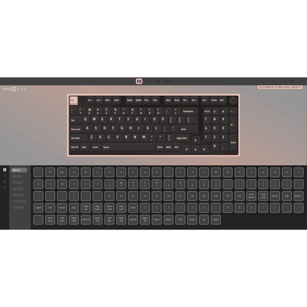 Keychron V5 Max – Wireless 96 %-Tastatur mit QMK/VIA und Gasket Mount