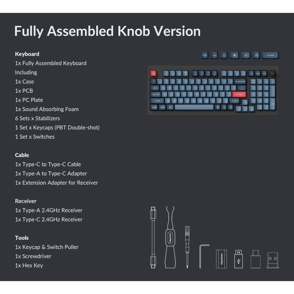 Keychron V5 Max – Wireless 96 %-Tastatur mit QMK/VIA und Gasket Mount